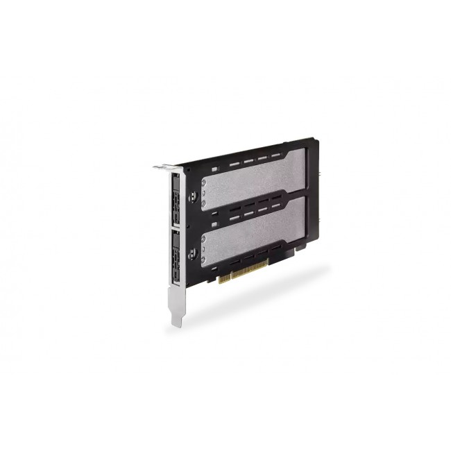 Icy Dock MB842MP-B storage drive enclosure SSD enclosure Black, Silver M.2