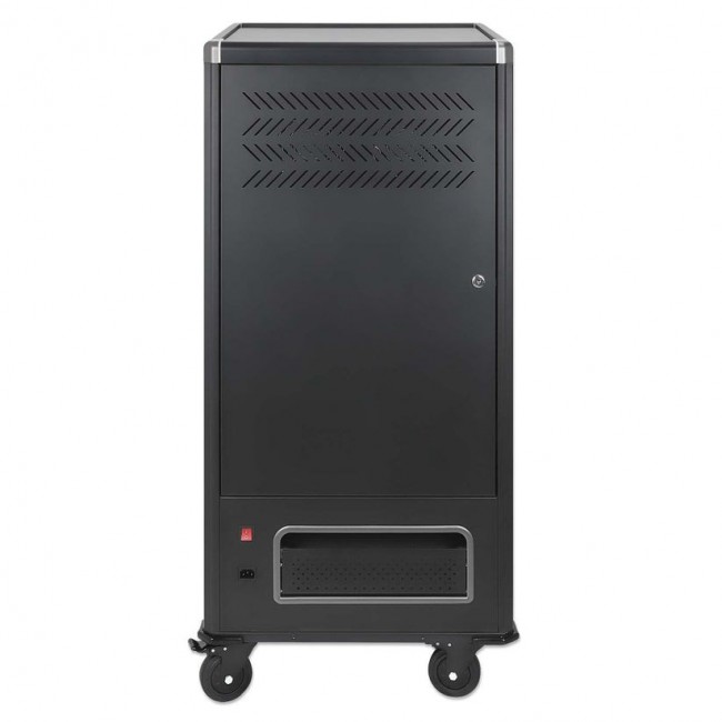 Manhattan Laptop Charging Cabinet Trolley/Cart via USB-C 65W 16