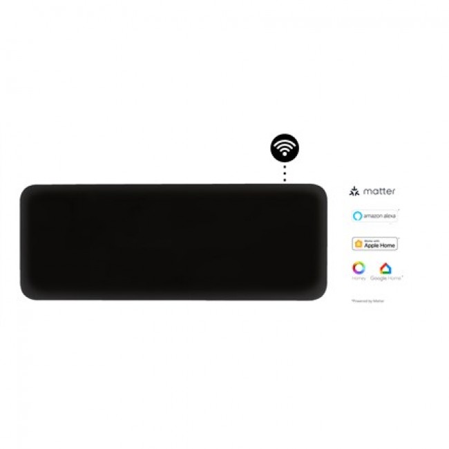 Mill Invisible Smart WiFi Heater | PA1300WIFI4B | Panel Heater | 1300 W | Suitable for rooms up to 15-19 m2 | Black | IPX4 Mill Invisible Smart WiFi Heater | PA1300WIFI4B | Panel Heater | 1300 W | Suitable for rooms up to 15-19 m2 | Black | IPX4