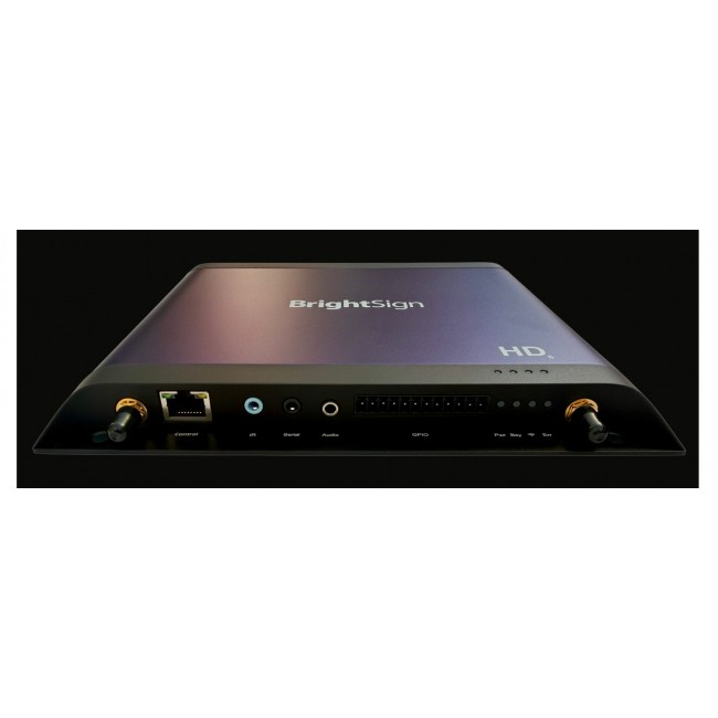 BrightSign HD1026 digital media player Black 4K Ultra HD 3840 x 2160 pixels Wi-Fi BrightSign HD1026 digital media player Black 4K Ultra HD 3840 x 2160 pixels Wi-Fi
