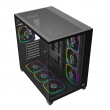 RAMPAGE PC CASE WITH TEMPERED GLASS Black