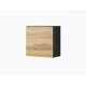 Cama square cabinet VIGO 50/50/30 black/wotan oak