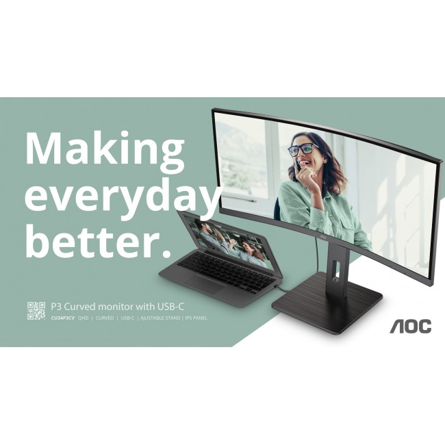 AOC CU34P3CV computer monitor 86.4 cm (34