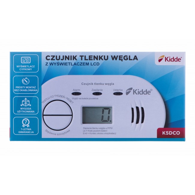 K5DCO KIDDE CARBON MONOXIDE AND CARBON MONOXIDE DETECTOR K5DCO KIDDE CARBON MONOXIDE AND CARBON MONOXIDE DETECTOR