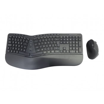Conceptronic ORAZIO ERGO Wireless Ergonomic Keyboard & Mouse Kit, Spanish layout