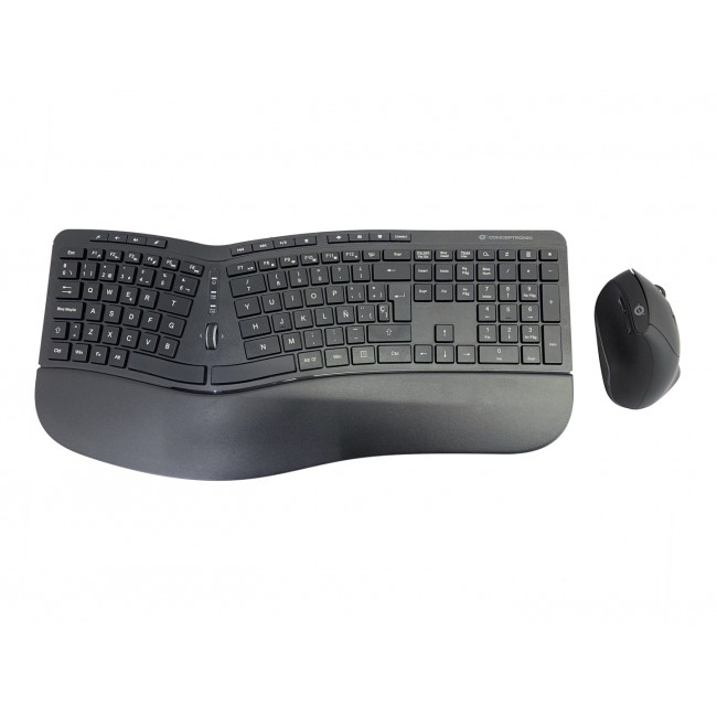 Conceptronic ORAZIO ERGO Wireless Ergonomic Keyboard & Mouse Kit, Spanish layout Conceptronic ORAZIO ERGO Wireless Ergonomic Keyboard & Mouse Kit, Spanish layout