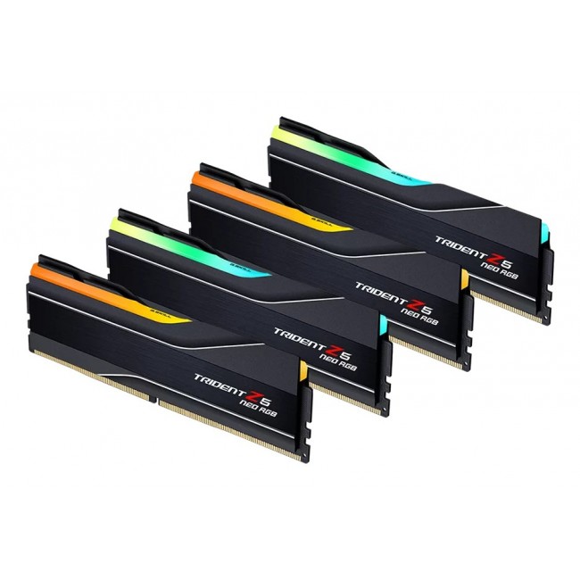 G.Skill Trident Z5 Neo RGB F5-6000J3244G64GX4-TZ5NR memory module 256 GB 4 x 64 GB DDR5 6000 MT/s G.Skill Trident Z5 Neo RGB F5-6000J3244G64GX4-TZ5NR memory module 256 GB 4 x 64 GB DDR5 6000 MT/s