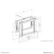 Neomounts WL95-800BL1 Videowall wall mount 42-70