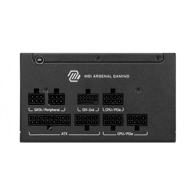 MSI MAG A750GLS PCIE5 power supply unit 750 W 24-pin ATX ATX Black MSI MAG A750GLS PCIE5 power supply unit 750 W 24-pin ATX ATX Black