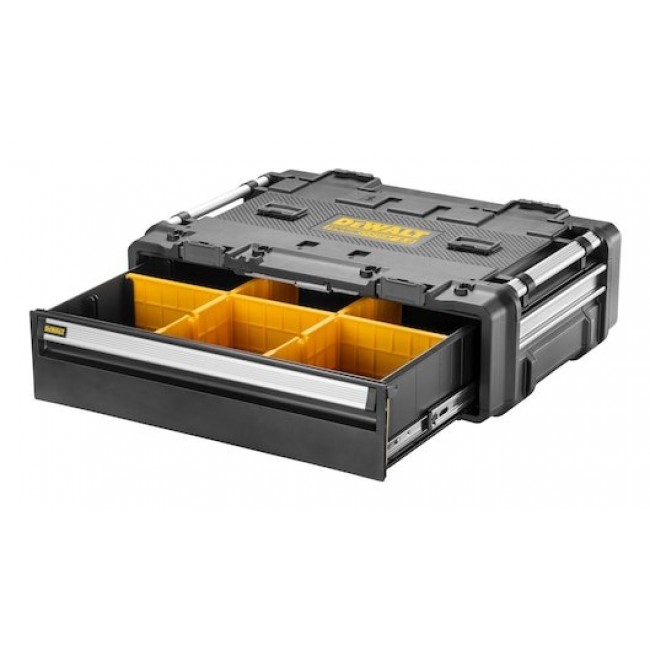 DeWALT DWST08510-1 small parts/tool box Aluminum, Plastic Black, Stainless steel, Yellow