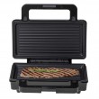 Adler CR 3074 Sandwich maker 2-in-1 Black, Stainless steel