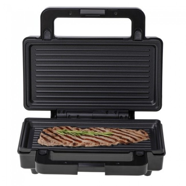Adler CR 3074 Sandwich maker 2-in-1 Black, Stainless steel