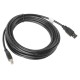 Lanberg CA-USBA-10CC-0050-BK USB cable 5 m USB 2.0 USB B Black