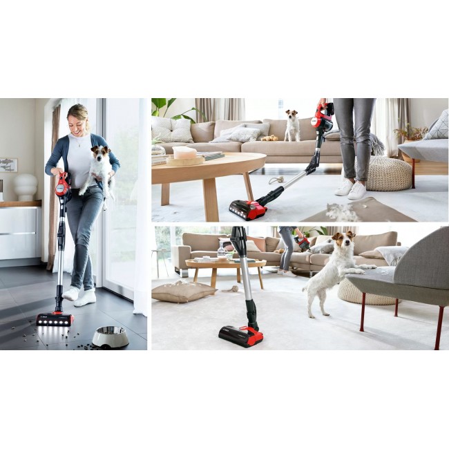 Bosch BCS711PET stick vacuum/electric broom Battery Dry Bagless 0.3 L Black, Red 3 Ah Bosch BCS711PET stick vacuum/electric broom Battery Dry Bagless 0.3 L Black, Red 3 Ah