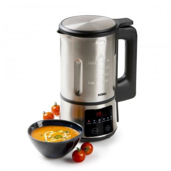 Domo DO727BL soup maker Stainless steel 1.2 L