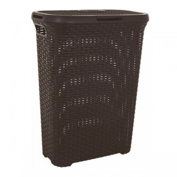 Curver NATURAL STYLE laundry basket 40L DarkBrown