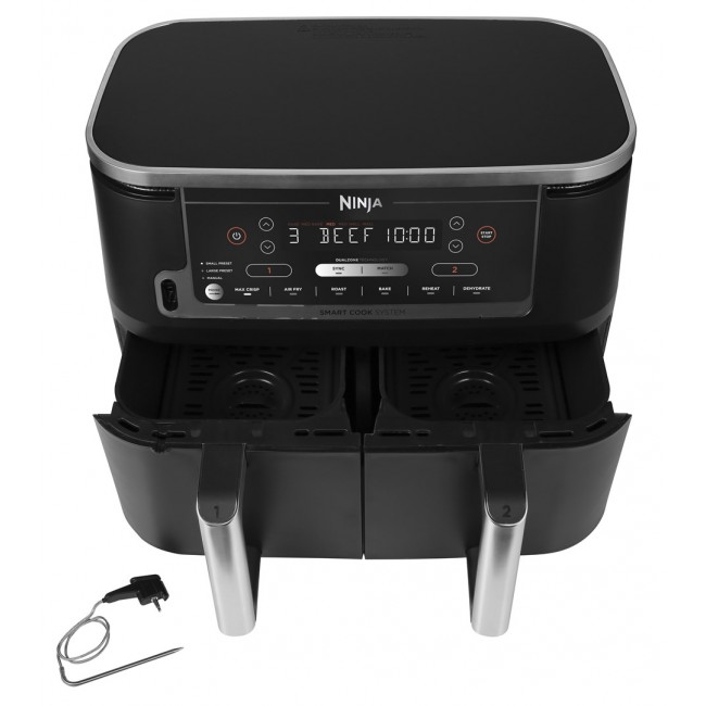 Ninja AF451EU fryer Single 9.5 L 2470 W Hot air fryer Black Ninja AF451EU fryer Single 9.5 L 2470 W Hot air fryer Black