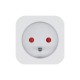SAVIO WI-FI smart socket, 16A, AS-01, White SAVIO WI-FI smart socket, 16A, AS-01, White
