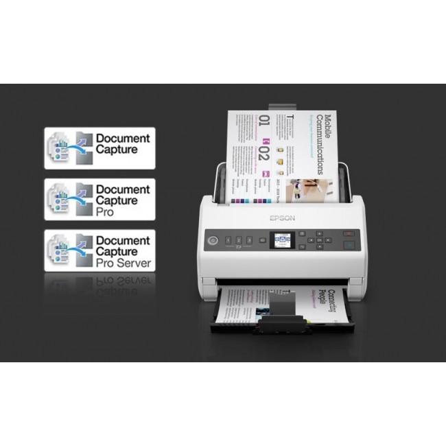 Epson DS-730N Sheet-fed scanner 600 x 600 DPI A4 Black, Grey Epson DS-730N Sheet-fed scanner 600 x 600 DPI A4 Black, Grey