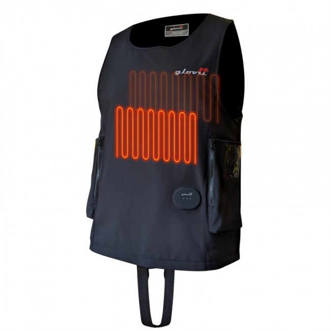 Glovii GMV2L water sport vest Black Softshell Glovii GMV2L water sport vest Black Softshell