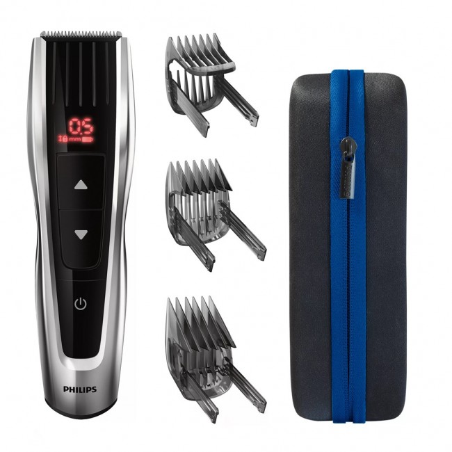 Philips | HC9420/15 | Hair clipper Series 9000 | Cordless or corded | Number of length steps 60 | Step precise mm | Black/Silver