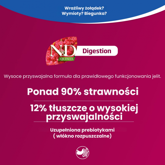 FARMINA N&D Quinoa Digestion Lamb and Fennel - dry cat food - 1,5 kg