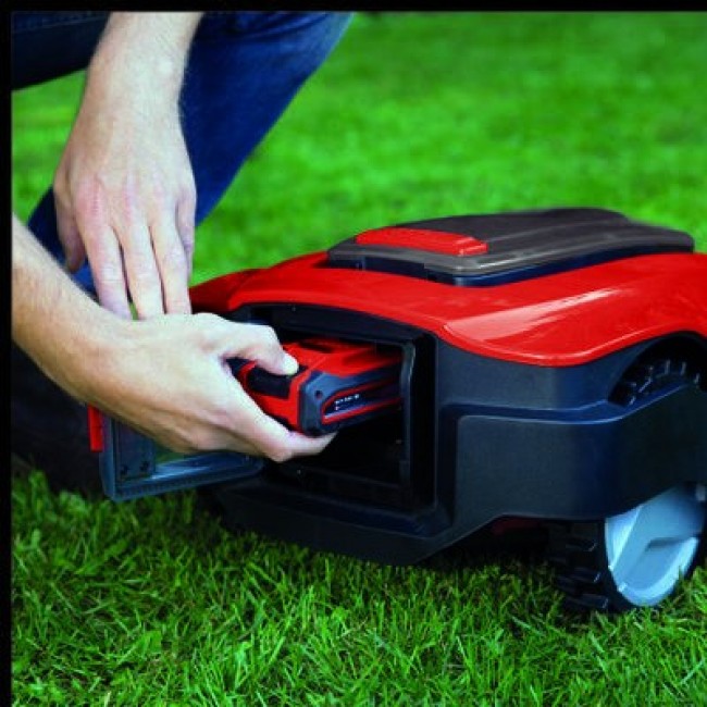 Einhell FREELEXO 1200 LCD BT Robotic lawn mower Battery Red Einhell FREELEXO 1200 LCD BT Robotic lawn mower Battery Red