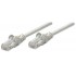Intellinet Network Patch Cable, Cat5e, 2m, Grey, CCA, U/UTP, PVC, RJ45, Gold Plated Contacts, Snagless, Booted, Lifetime Warranty