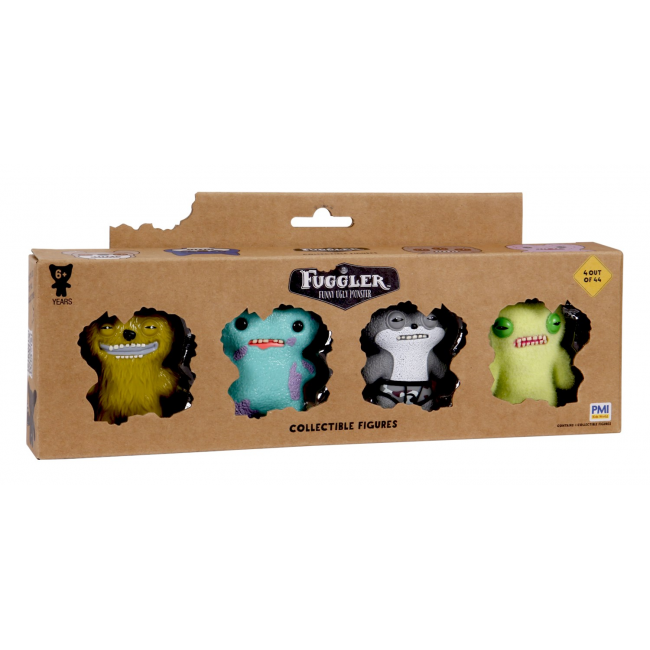 FUGGLER S1 COLLECTIBLE FIGURES - 4 PACK (ASSORTMENT)