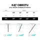 ONKRON Tilting and swiveling TV bracket for 40