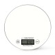 Esperanza EKS003W Electronic Kitchen Scale White Round