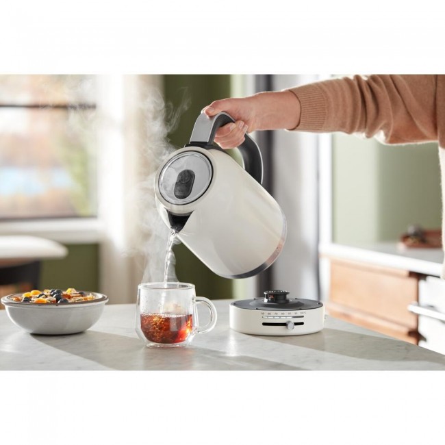 KitchenAid 5KEK1701EPL electric kettle 1.7 L 2400 W Black, Stainless steel, White KitchenAid 5KEK1701EPL electric kettle 1.7 L 2400 W Black, Stainless steel, White