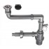 1-BOWL SINK SIPHON - WITH CLICK-CLACK PLUG 3.5'