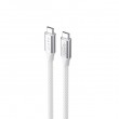 Havit CB6290 - USB Type C to USB Type C cable, 1 m (white/grey)