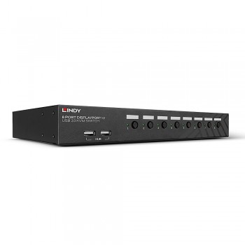 Lindy 8 Port DisplayPort 1.2, USB 2.0 and Audio KVM Switch