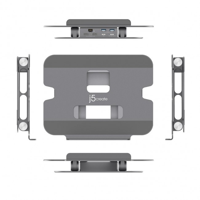 j5create JTS427 Multi-Angle Dual 4K Docking Stand