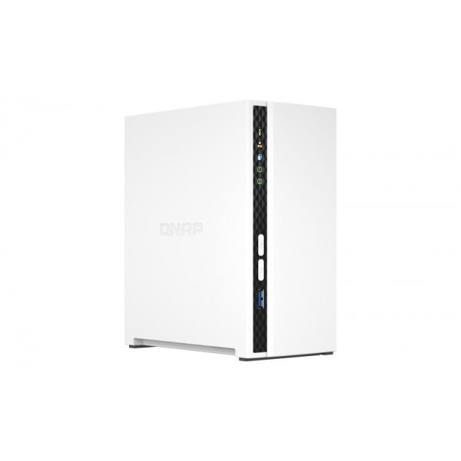 QNAP TS-233 NAS/storage server Mini Tower Ethernet LAN White Cortex-A55 QNAP TS-233 NAS/storage server Mini Tower Ethernet LAN White Cortex-A55