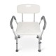 Shower stool with backrest and handles Shower stool with backrest and handles