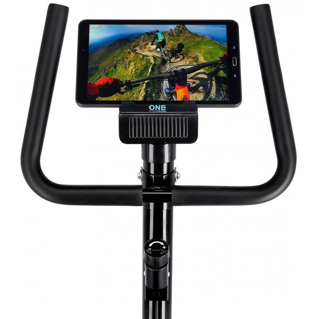 One Fitness mechanisches Fahrrad RW3011 schwarz und orange
