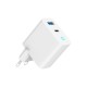 Gembird TA-UC-PDQC65L-W-01 mobile device charger Universal White AC Fast charging Indoor Gembird TA-UC-PDQC65L-W-01 mobile device charger Universal White AC Fast charging Indoor