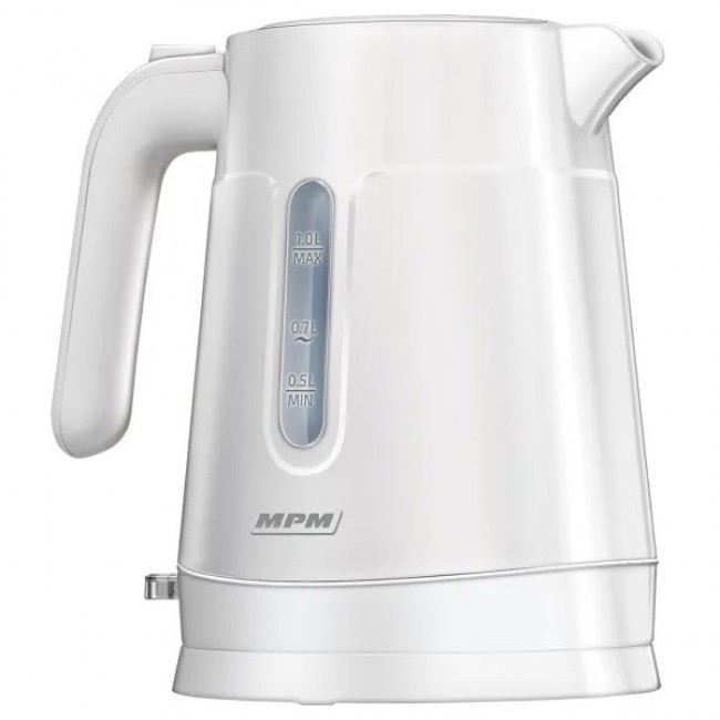 MPM MCZ-119 electric kettle 1 L 2200 W White MPM MCZ-119 electric kettle 1 L 2200 W White