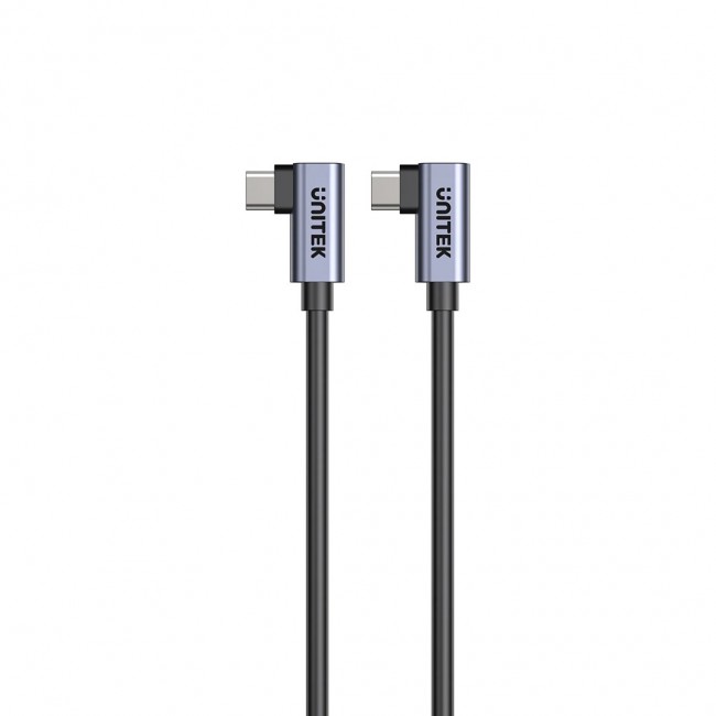 UNITEK C14147ABK01-0.5M - USB C 90 /90 PD 100W M/M 1M UNITEK C14147ABK01-0.5M - USB C 90 /90 PD 100W M/M 1M