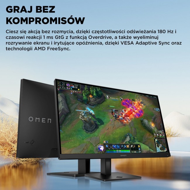 HP OMEN 27 inch QHD 180Hz Gaming Monitor - 27q G2 HP OMEN 27 inch QHD 180Hz Gaming Monitor - 27q G2