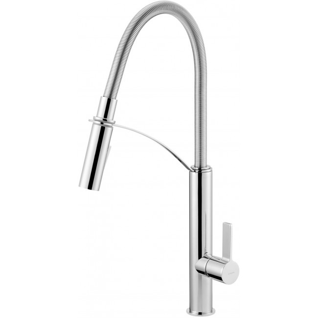 Kitchen faucet with pull-out spout