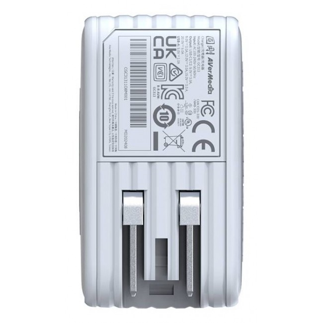 AVerMedia GC313 Universal White AC Fast charging Indoor