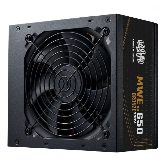 Cooler Master MWE Bronze 650 V3 230V power supply unit 650 W 24-pin ATX ATX Black Cooler Master MWE Bronze 650 V3 230V power supply unit 650 W 24-pin ATX ATX Black