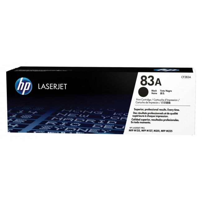 HP 83A Black Original LaserJet Toner Cartridge HP 83A Black Original LaserJet Toner Cartridge
