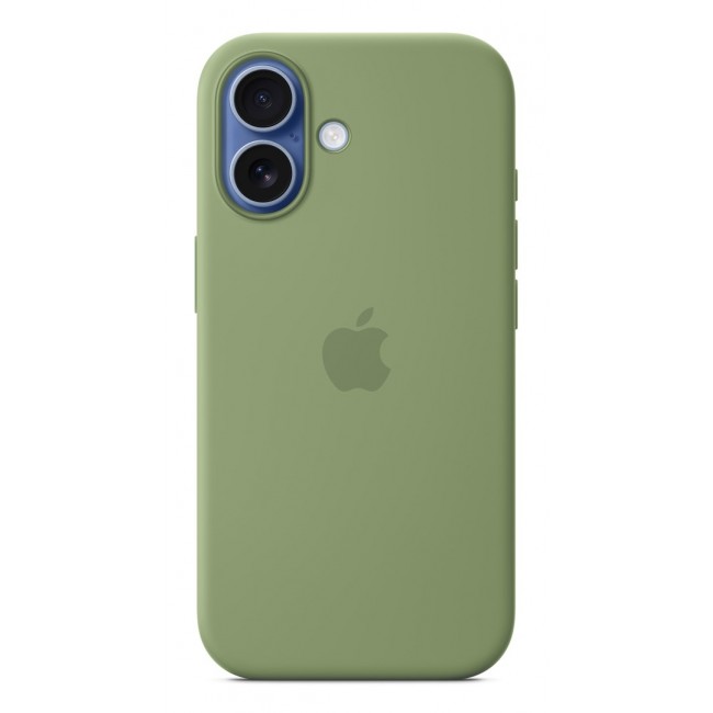 Apple iPhone 17 Silicone Case with MagSafe Light Moss Apple iPhone 17 Silicone Case with MagSafe Light Moss