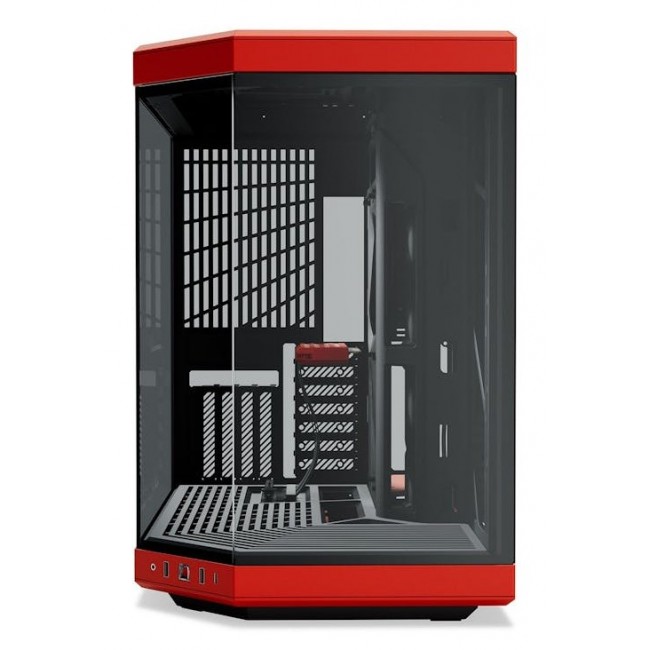 HYTE Y70 Midi Tower Black, Red