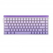 HERO84 HE White+Purple+Gradient+LIGHT JadeKing RGB AULA gasket keyboard